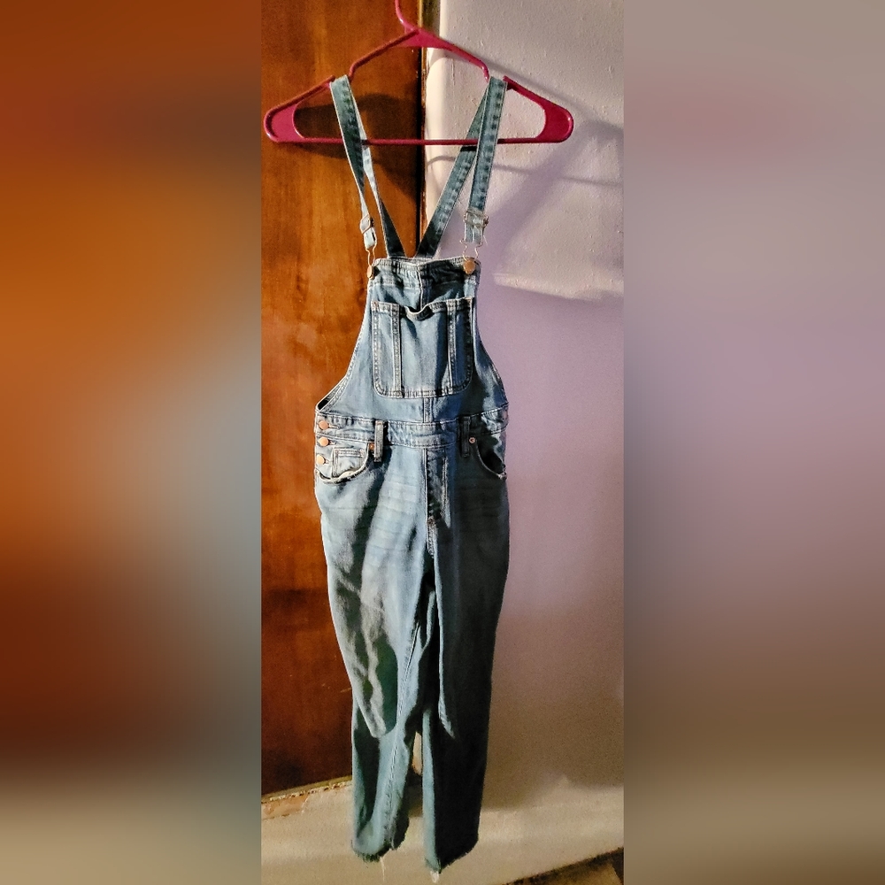 Used denim overalls from target